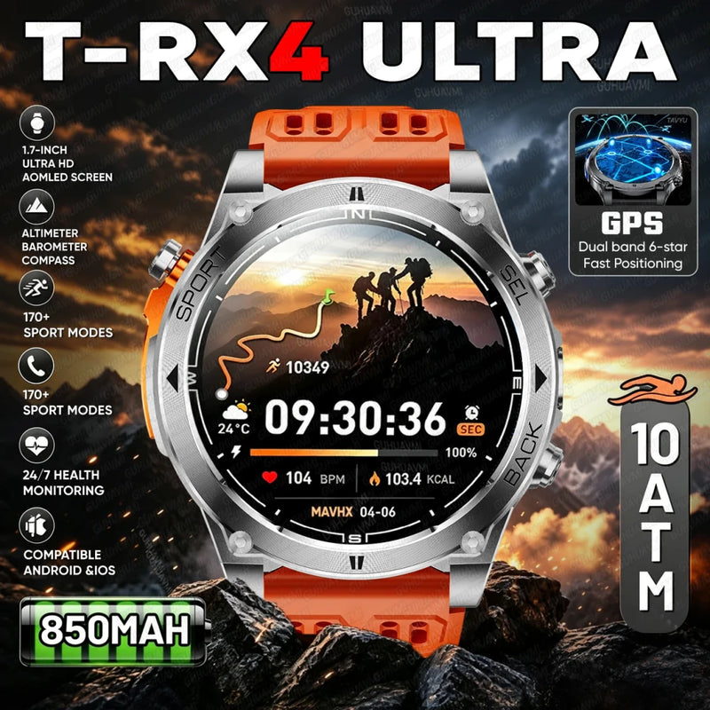 Smartwatch Outdoor com GPS e Lanterna