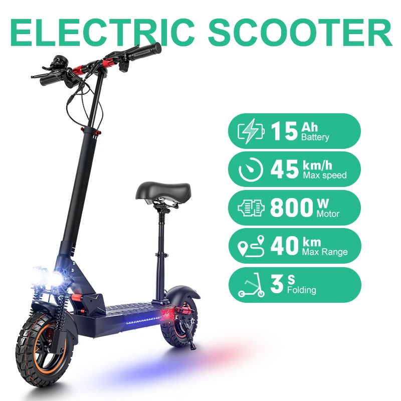 Trotinete Elétrica Todo-o-Terreno 800 W – Uso Fora da Via Pública