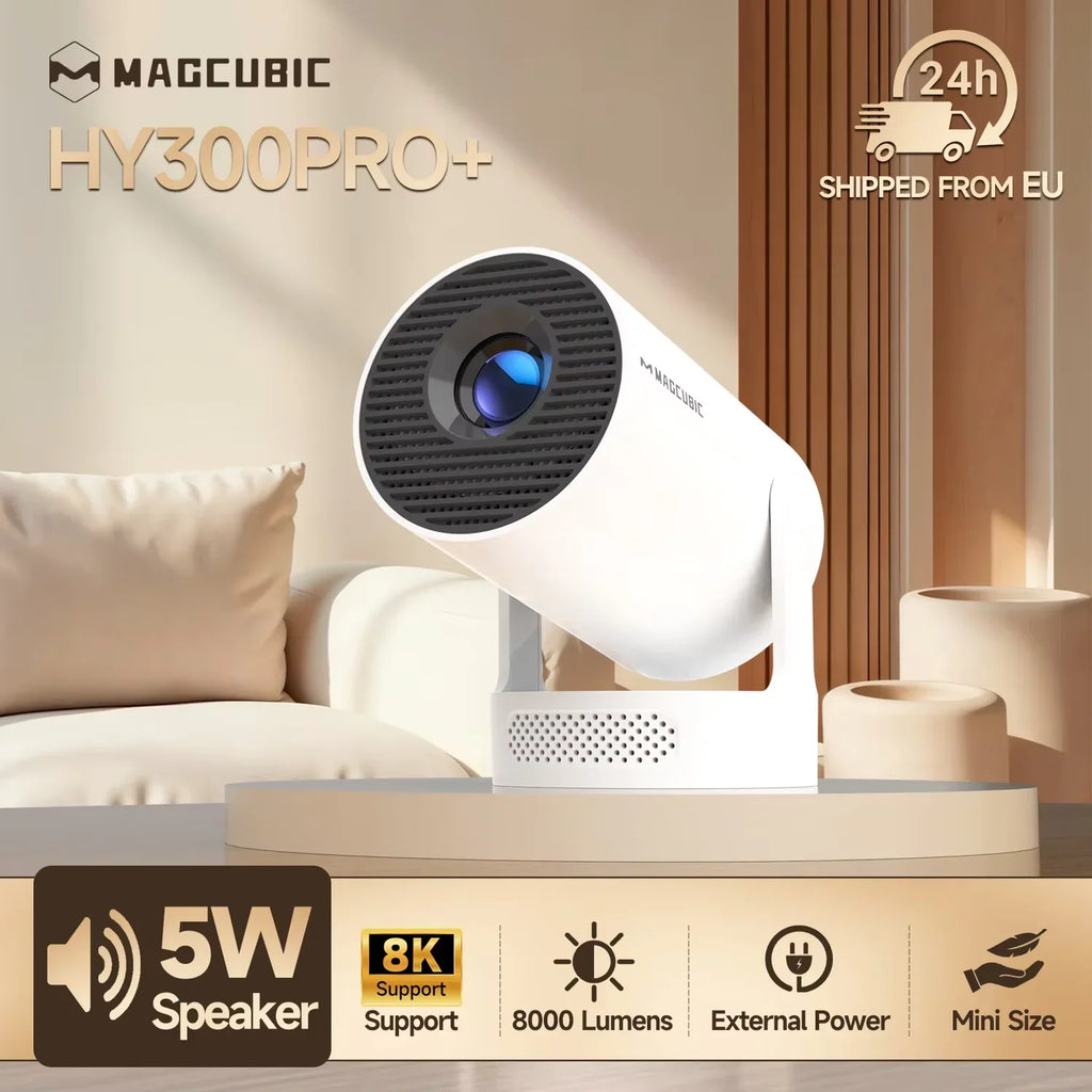 Projetor Portátil Android HY300 Pro com Wi-Fi 6