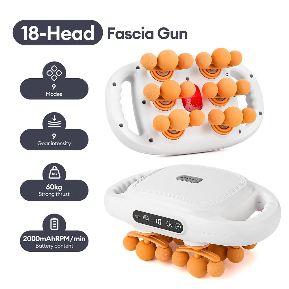 Pistola de Massagem com até 42 Cabeças