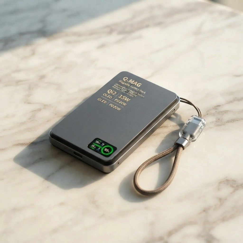 Power Bank Magnético sem Fios para iPhone